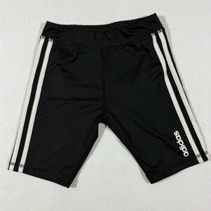 Adidas Climalite Girls’ Black Bicycle Athletic Shorts in Size Small 7/8 EUC.